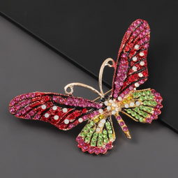 Butterfly Brooch- pink