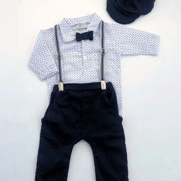 Aaron Navy Outfit