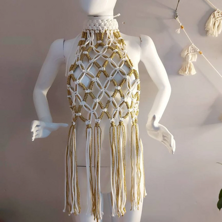 VENUS Macramé dress from Macradam - Chatsumer